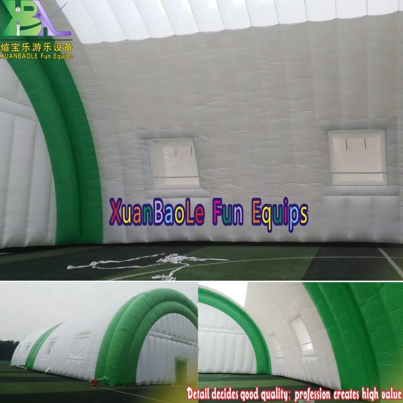 50ft H Inflatable Workshop Badminton Tennis Basketball Court Tent Air Dome Camping Tent