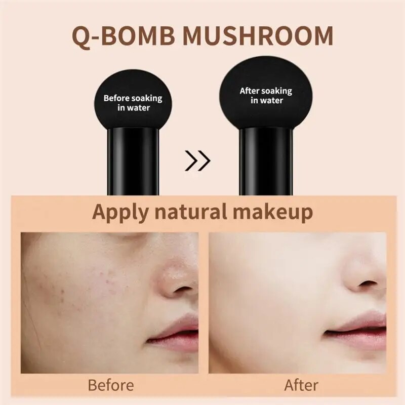Mushroom Head Air Cushion CC Cream Natural Moisturizing Foundation Concealer Whitening Oil-control Makeup Face Cosmetics