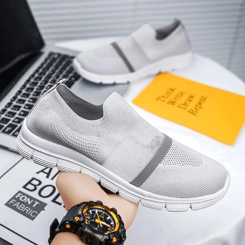 Cheap Mens Sneakers Lightweight Outdoor Sports Tennis Shoes for Men Mesh Slip on Shoes Casual Trainers Male Footwear Zapatillas
