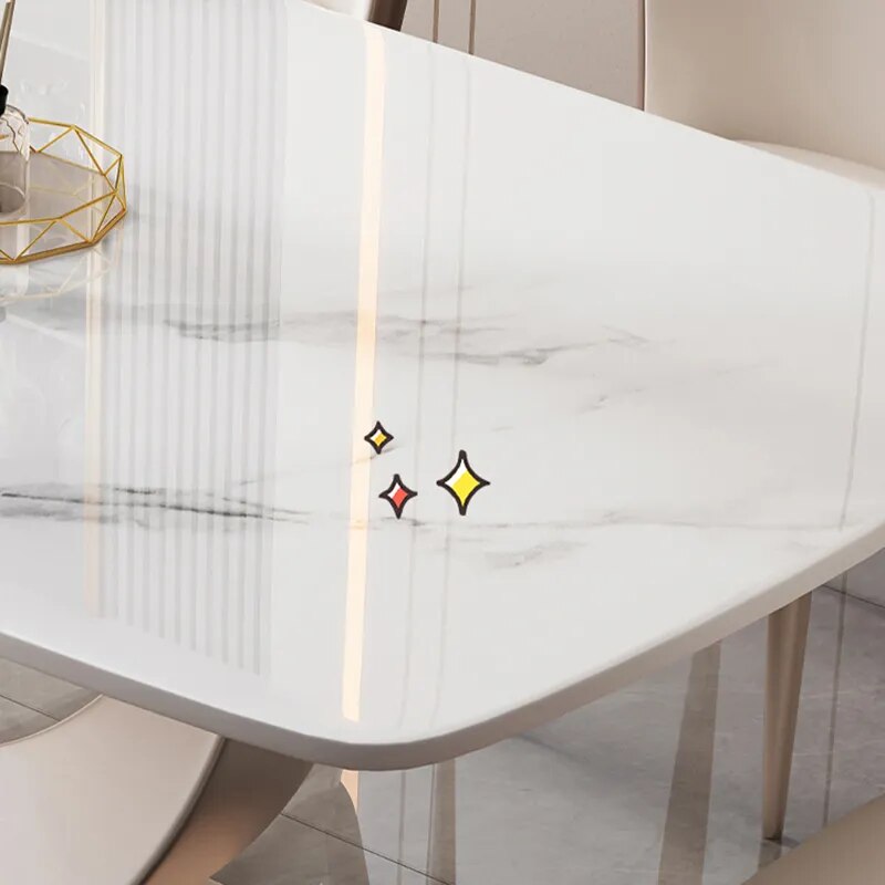 Nordic Eating Dining Tables Coffee Office Restaurant Bar Side Dining Tables Console Garden Sillas Para Comedor Furniture WJ20XP