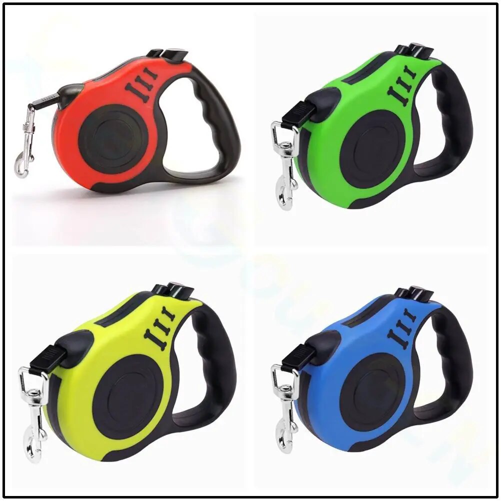3/5M Durable Dog Leash Retractable Nylon Portable Cat Walking Running Leash Leads automatic Extending Puppy Dog Leash Rope