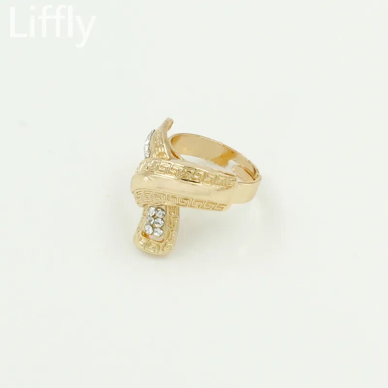 Fashion African Dubai Gold Color Jewelry Crystal Necklace for WomenHoop Earrings Italian Bridal Jewelry Sets Wedding Accessories