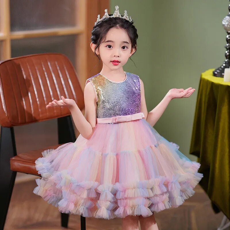 LZH Princess Dress For Girls 2023 New Party Dresses Cosplay Costume Dress Fashion Carnival Costumes 3-14 Years Old Kids Dresses - KAISERINC