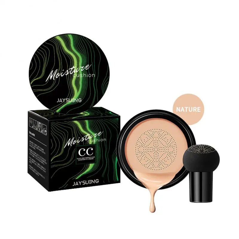 Mushroom Head Air Cushion CC Cream Natural Moisturizing Foundation Concealer Whitening Oil-control Makeup Face Cosmetics