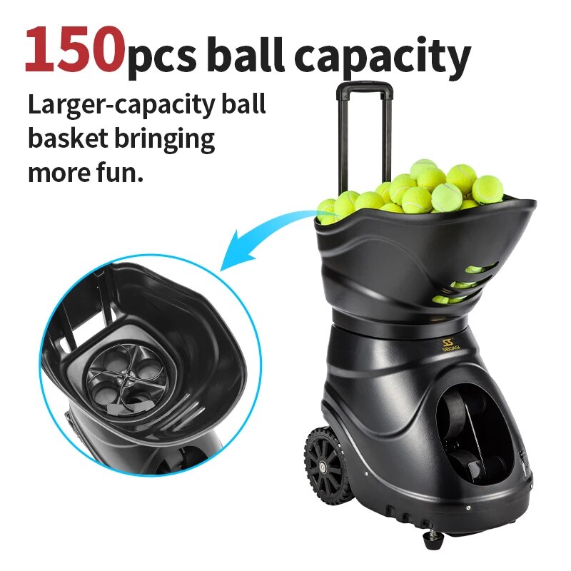 siboasi T4015 spin shot tennis ball machine training equipment shooting tennisball machine lobster