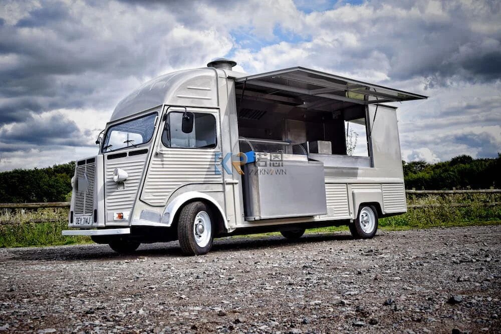 New Design Food kiosk Mobile Car Coffee Van Big Bakery Bus Hot Dog Ice Cream Cart Food Truck Vintage