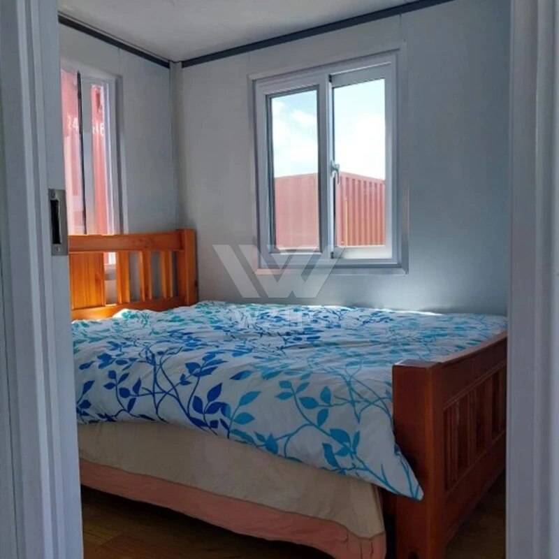 China Quality Control 40FT Stackable Quick Assemble Mini Removable Fitted Portable Homes 2 Bedroom Container House For Sale