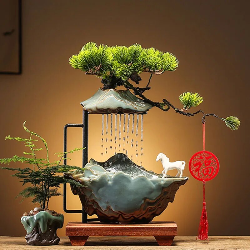Ramadan Houses Portable Censer Chinese Gift Ceramic Puff Smoke Indoor Aroma Lamp Kit Quemador De Incienso Home Decoration Luxury
