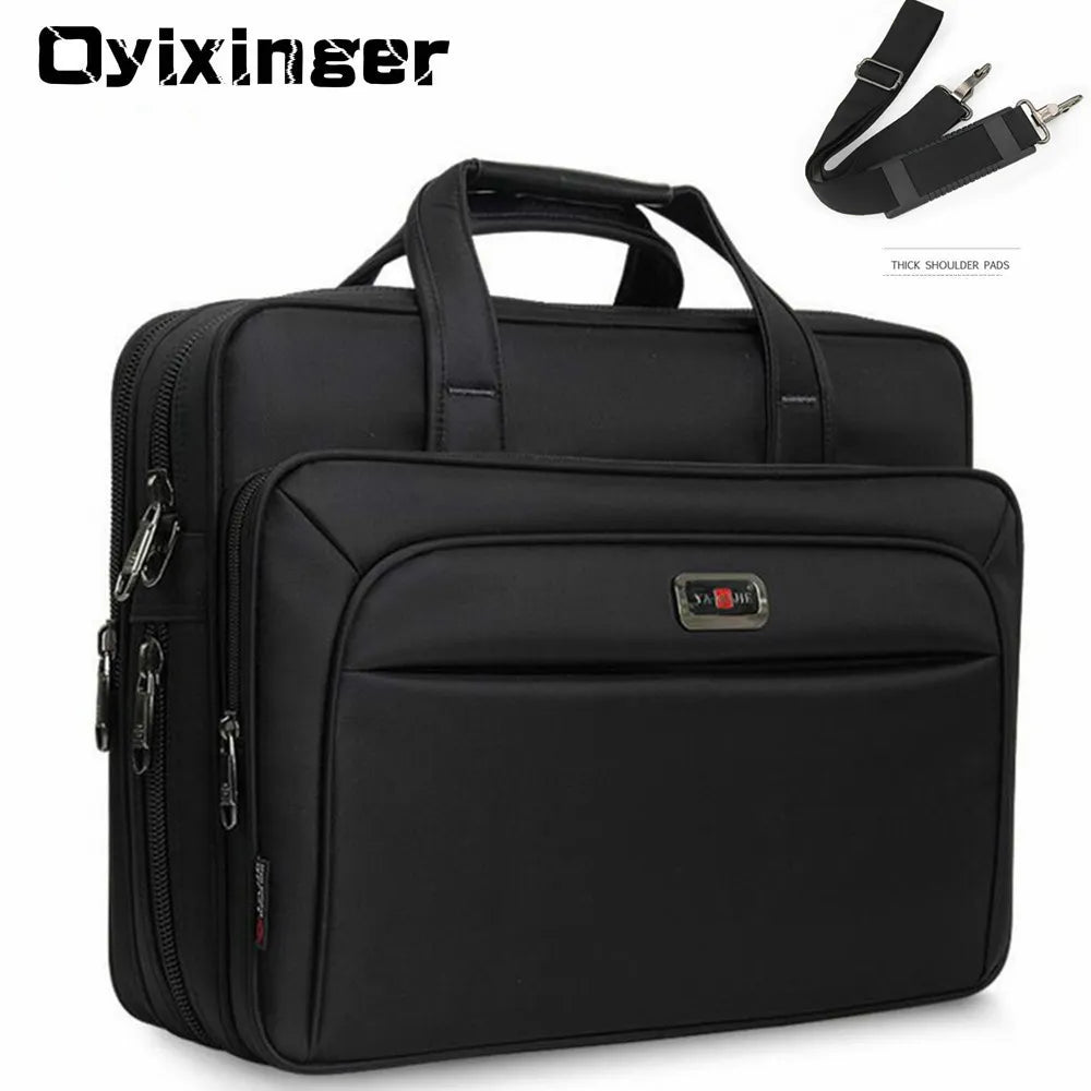 Large Capacity Men Single Shoulder Bag 14" 15" 16 Inches Travel Bag Men's casual fashion Handbags Business Briefcase Laptop Bag