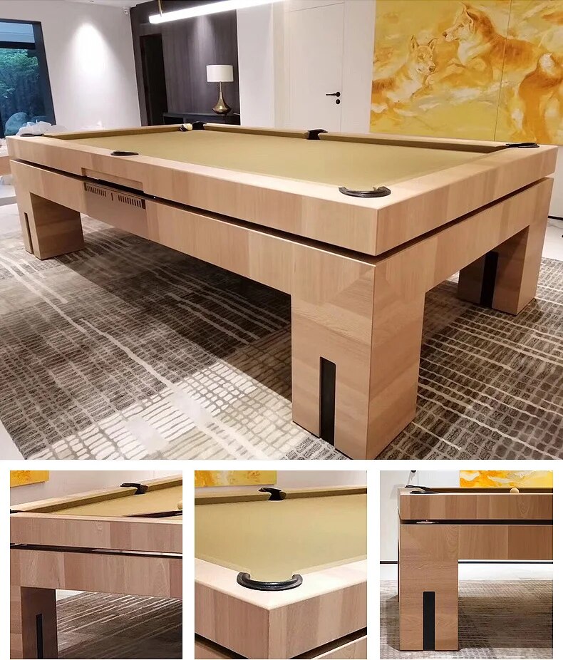 Hot selling  standard American with nine-ball two-in-one billiard table and table tennis table