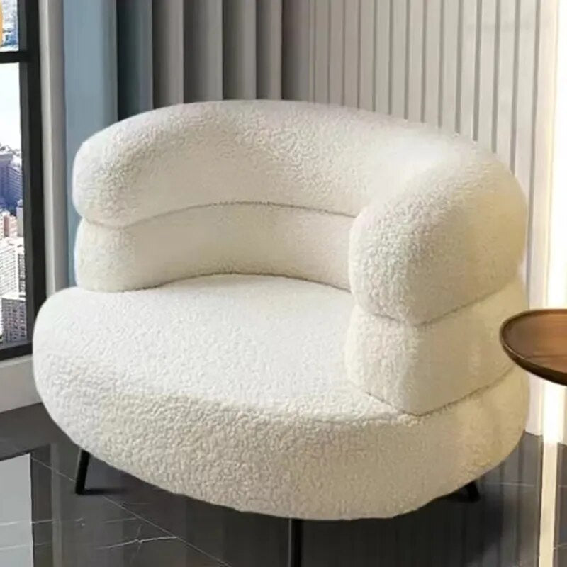Designer Accent Chair Salon Makeup Office Lazy Mobile Bedroom Nordic Chair Sofa Gaming Luxury Mecedora Home Furniture KTY017