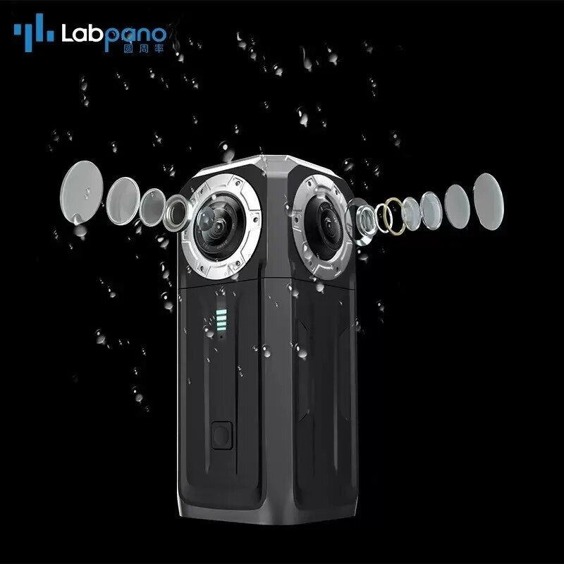 Pilot Lock Three-Proof All-Aluminum Alloy Labpano 8K VR Live Mmonitoring Low-Temperature Self-Heating Panoramic Camera