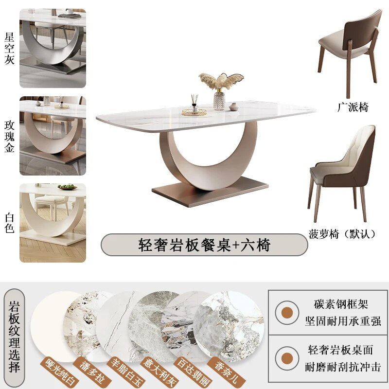 Nordic Eating Dining Tables Coffee Office Restaurant Bar Side Dining Tables Console Garden Sillas Para Comedor Furniture WJ20XP