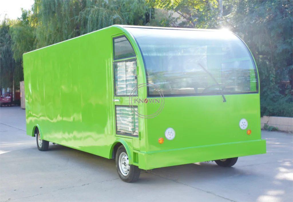 OEM Bus Type Food Truck Trailer Mobile Kitchen Fast Food Cart with CE Certification Customized Dining Car Catering Kiosk