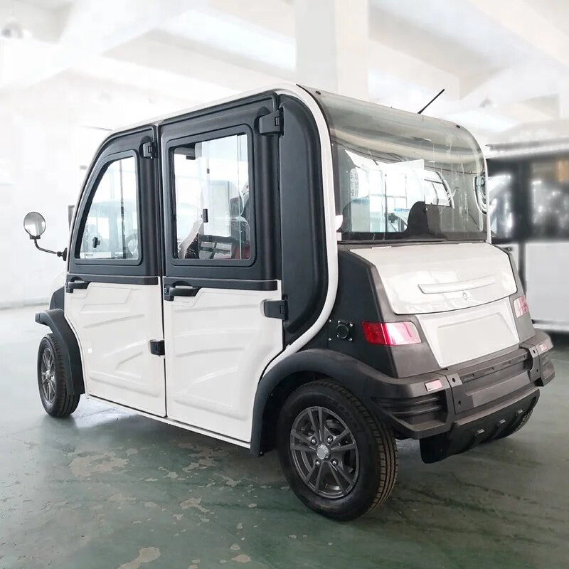 Cheap Price 4 Seater Electric Mini Car for adult use / 4 Wheel Fully Enclosed Electric Industrial Vehicle / Electric Car
