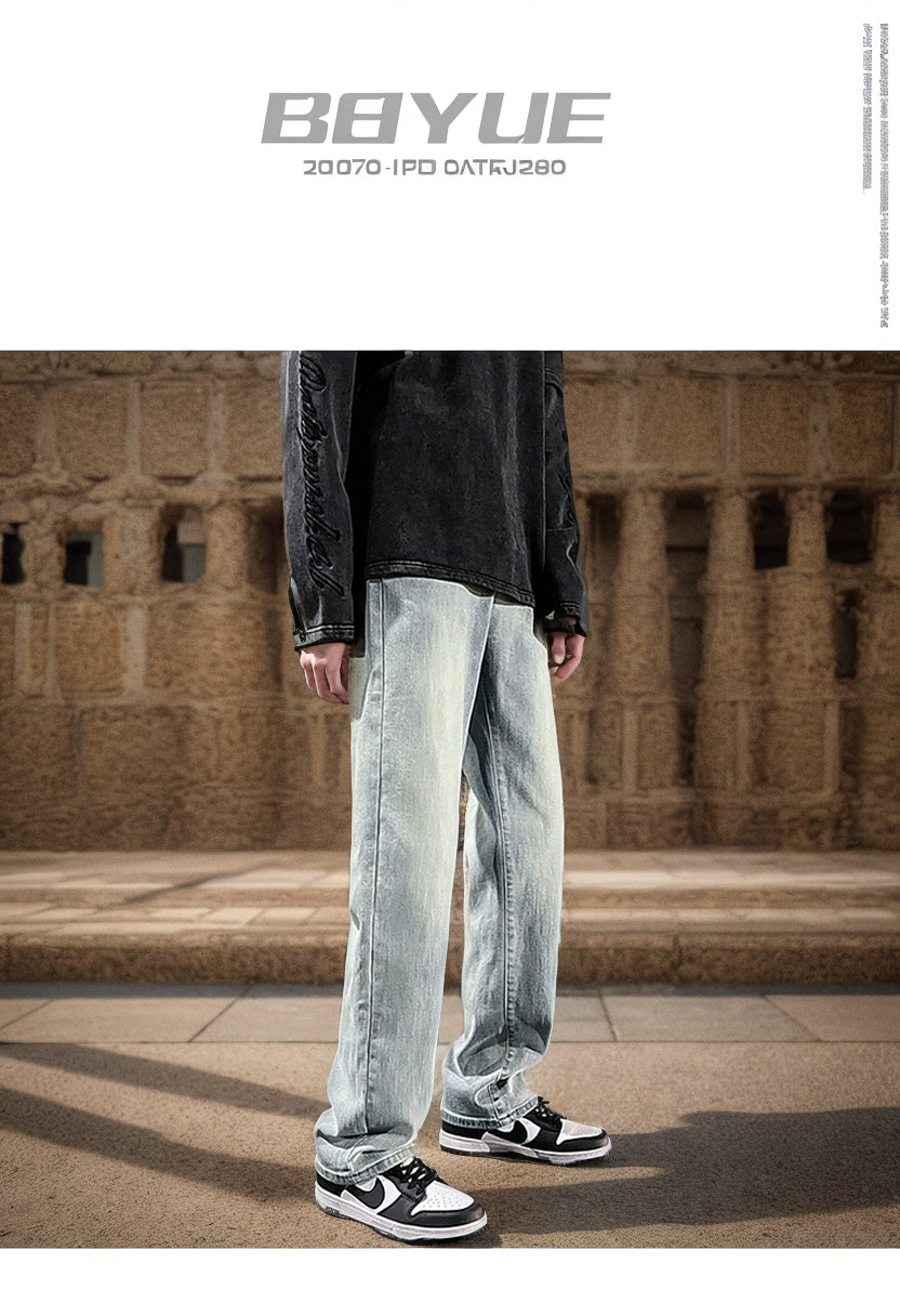 Boyue Autumn Distressed Boys Cropped Jeans