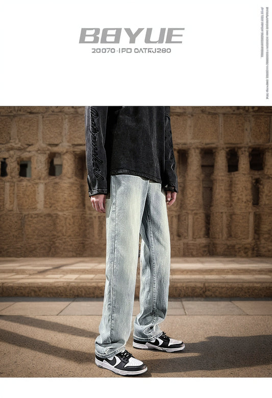 Boyue Autumn Distressed Boys Cropped Jeans
