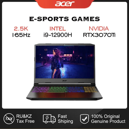 Acer Predator Helios 300 Gaming Laptop 17.3 Inch 2.5K QHD 165Hz IPS Screen Notebook i9-12900H 16GB 1TB RTX3070Ti Laptop Computer