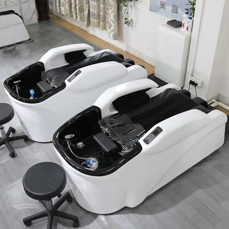 Spa Hairdressing Shampoo Chair Salon Professional Water Circulation Shampoo Chair For Hair Salon Les Chaises Furniture XY50SC