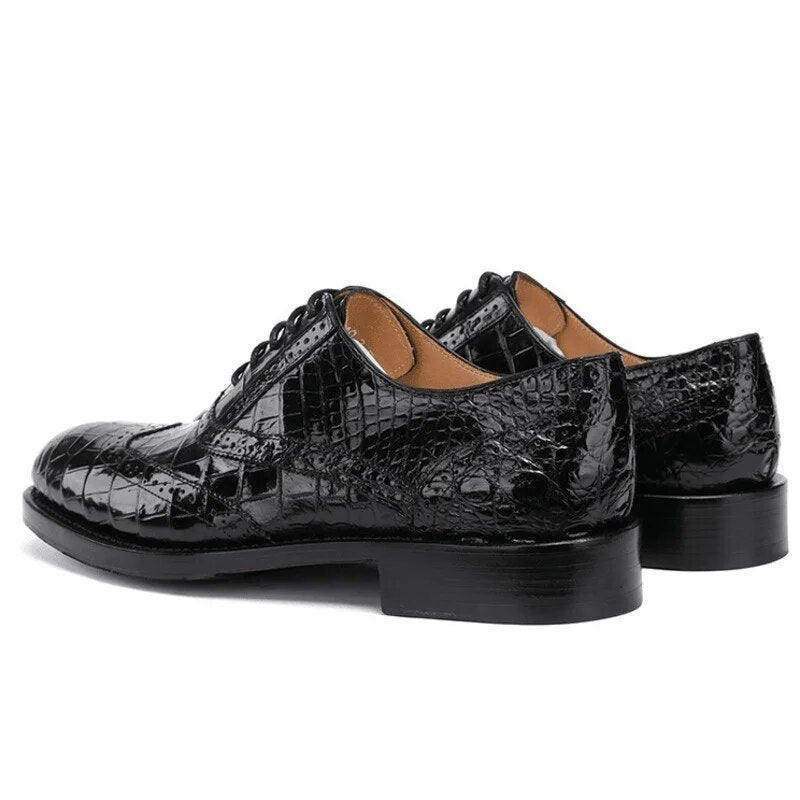 Fashion Men's Business Formal Shoes New Genuine Leather Casual Luxury Sneakers High Quality Trend Lace-up Dress Wedding Shoes