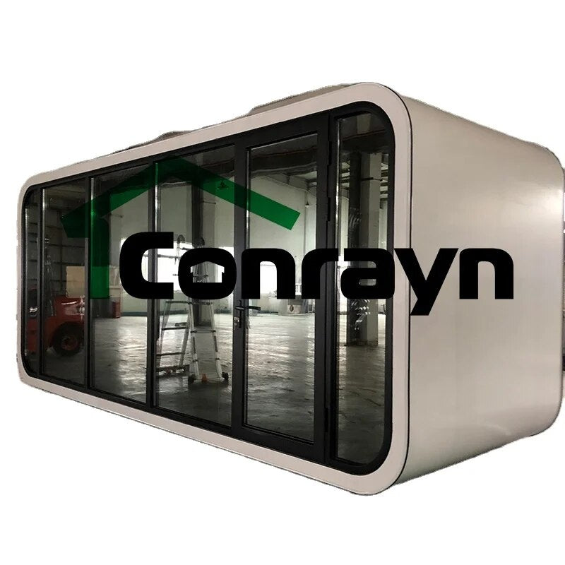 Prefab House Mobile Home Flat Pack Portable Capsule Tiny Houses Ready Made Cabin Clamshell Structure Living Space
