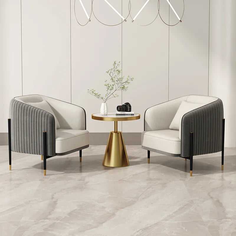 Office Accent Chair Recliner Designer Leisure Luxury Vanity Chair Nordic Modern Lazy Sofa Sillon Furniture Living Room KTY013