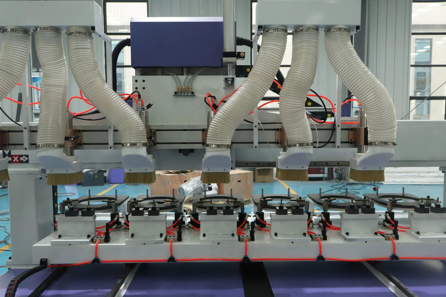 Multi head cnc router for beach tennis racket drill cnc router for sale/ Multi drill head for paddle cnc router