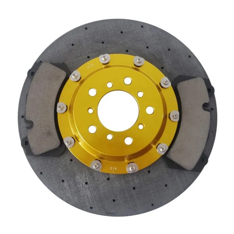 Auto Spare Parts Racing Car Carbon Ceramic Brake Rotors With Special Brake Pad Automobile Ceramic Brake Disc for Sports Car