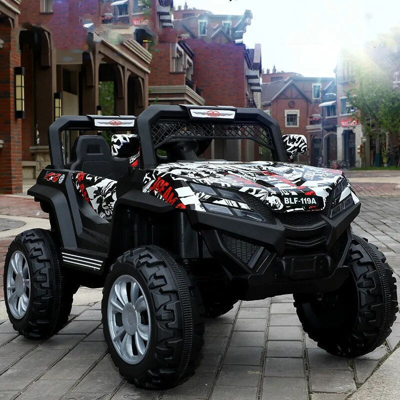 Kids Electric Cars Four-wheel Drive 0-6 Years Old Children Riding Game Toy Off-road Vehicle 12V Electric Car for Kids Ride On