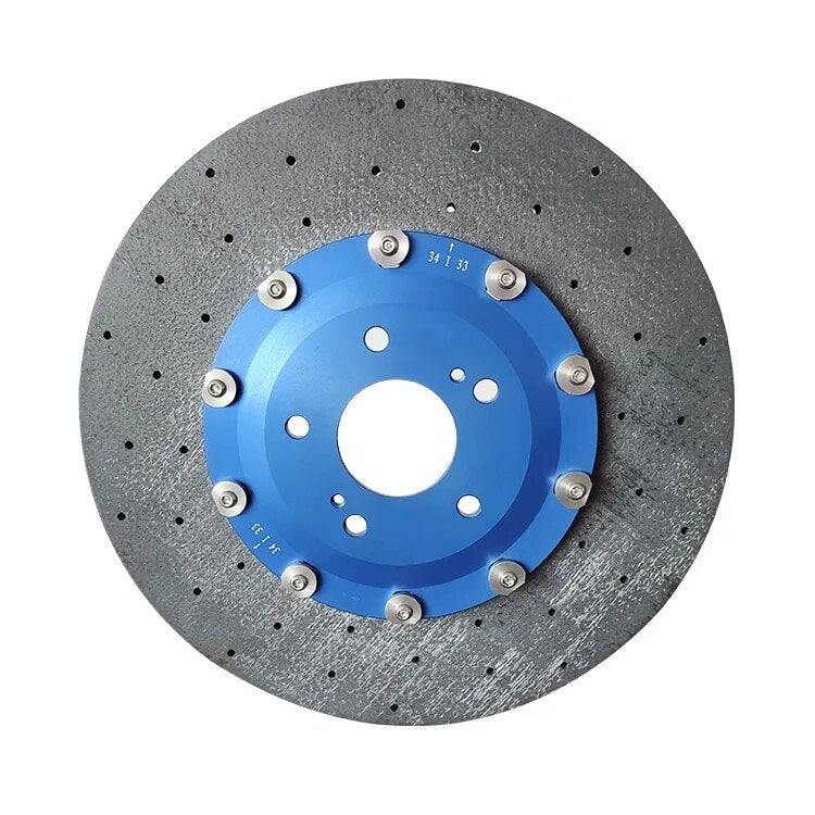 Auto Spare Parts Racing Car Carbon Ceramic Brake Rotors With Special Brake Pad Automobile Ceramic Brake Disc for Sports Car