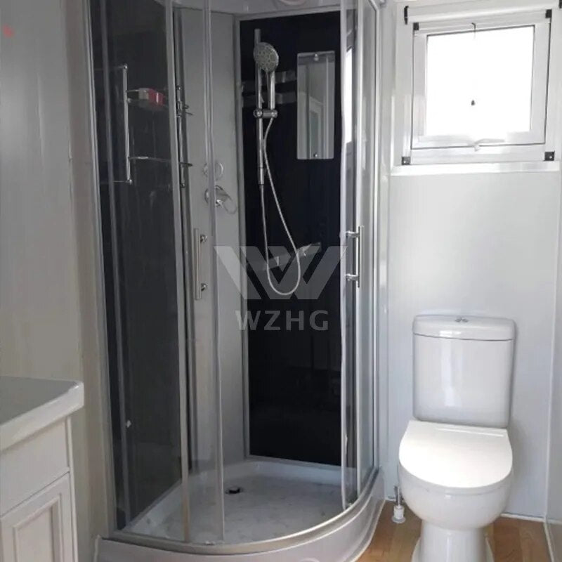 China Quality Control 40FT Stackable Quick Assemble Mini Removable Fitted Portable Homes 2 Bedroom Container House For Sale