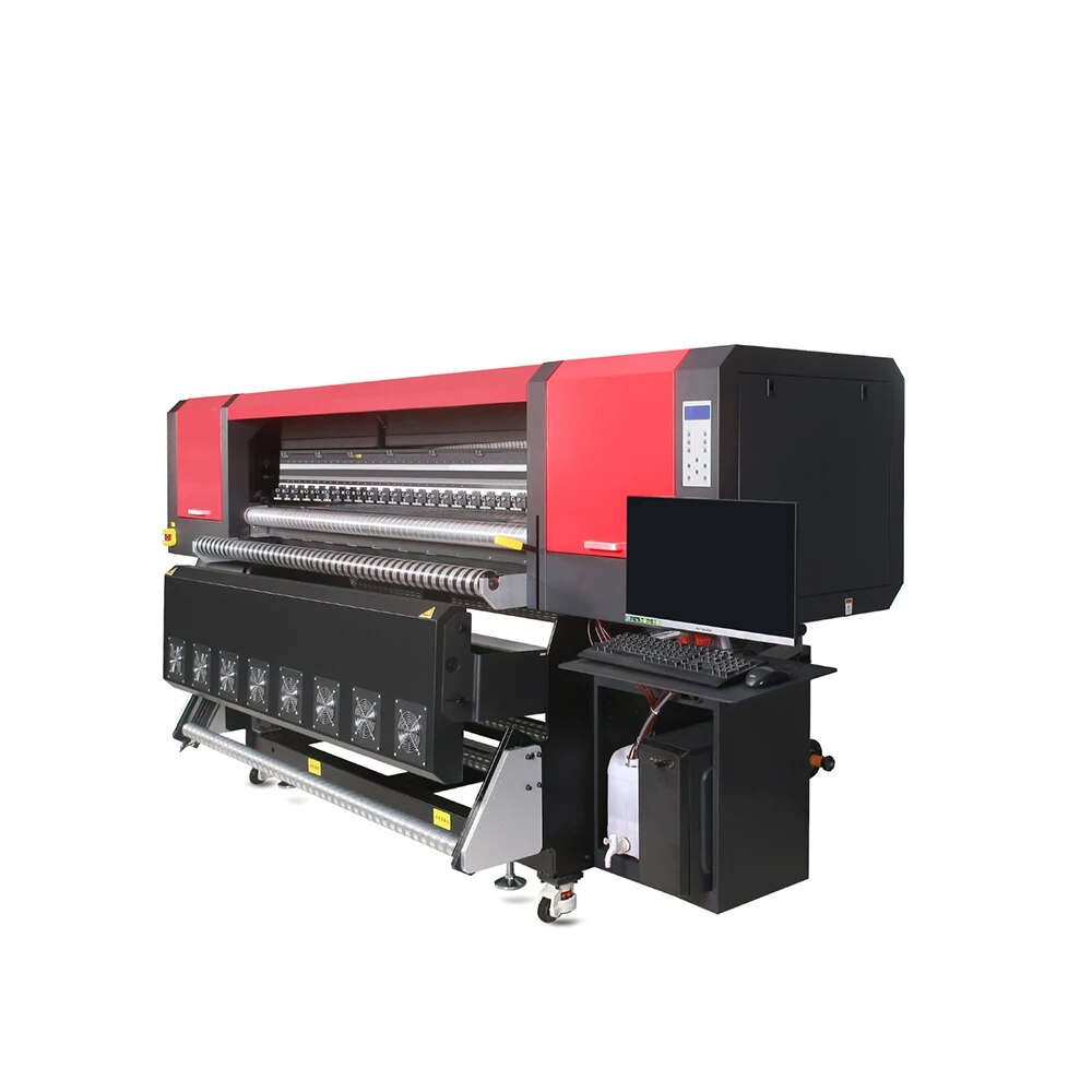1.9m Sublimation Printer for Fiber Fabric with 12pcs I3200A1 Printheads 7800W Maintop/Photo print Software Printing Machine