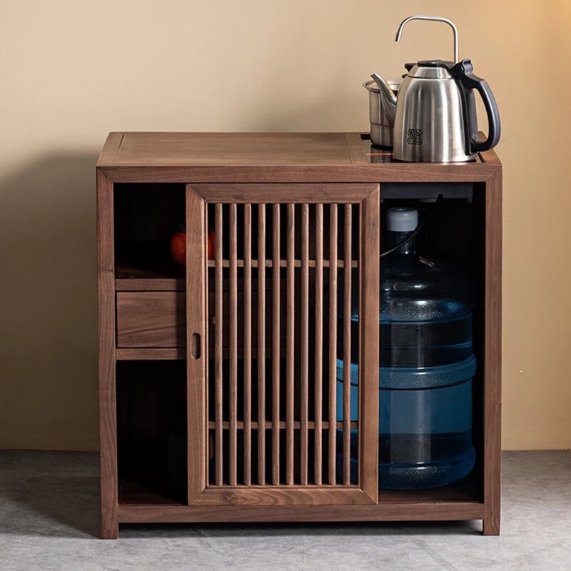 Curio Kitchen Cabinet Sideboard Storage Wood Display Cupboard Kitchen Cabinet Vintage Muebles De Cocinas Modernos Furniture