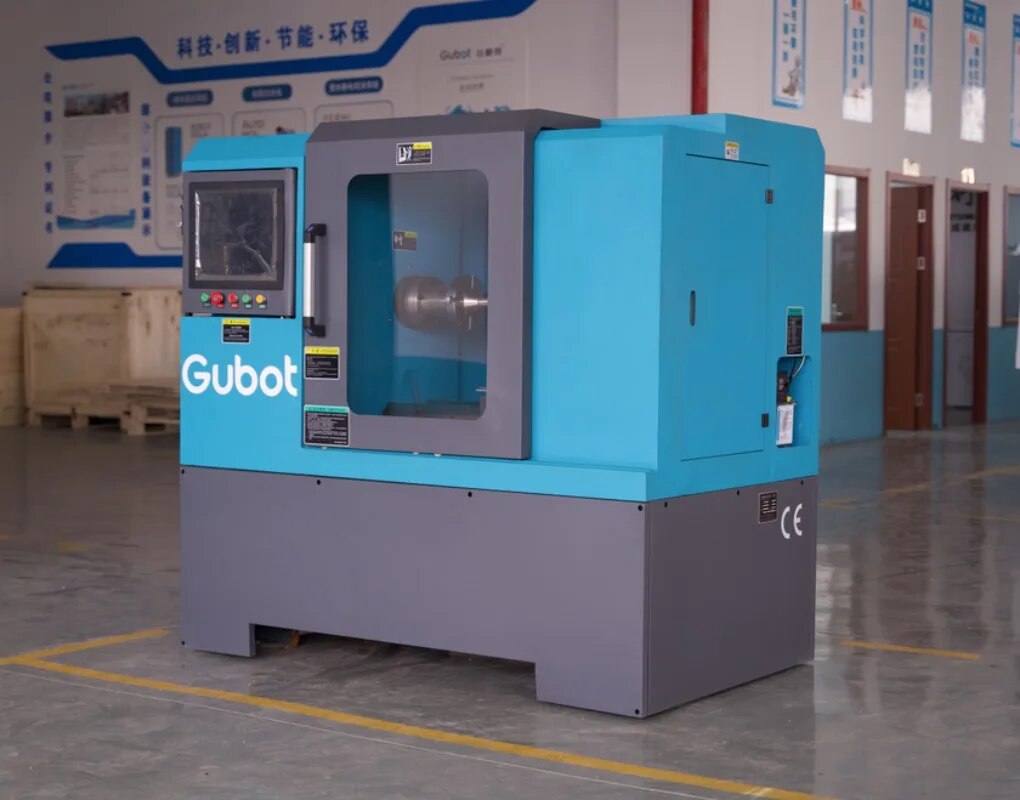 High-precision automatic rim repair lathe cnc alloy wheel diamond cutting machine LSB300 Gubot horizontal lathe