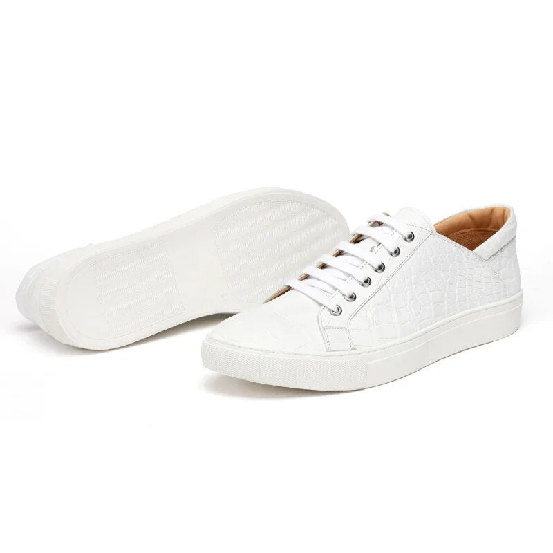 High-end Leather Genuine Board Shoes Men's Casual Fashion Comfortable For Men Sneakers 2022 Luxury Brand High Quality Loafer