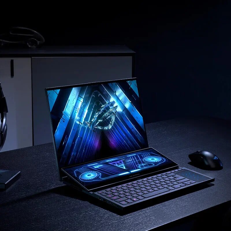 Asus ROG Zephyrus Double screen GX650 E-sport Gaming Laptop R9-7945HX RTX4070/4080/4090 2.5K 240Hz MiniLED 16Inch  Computer Note