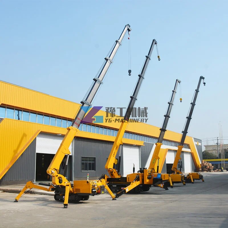 House Restaurant Construction Portable Lifting Machine Mini Crane 3000kg 3 Ton Micro Mini Crawler Crane