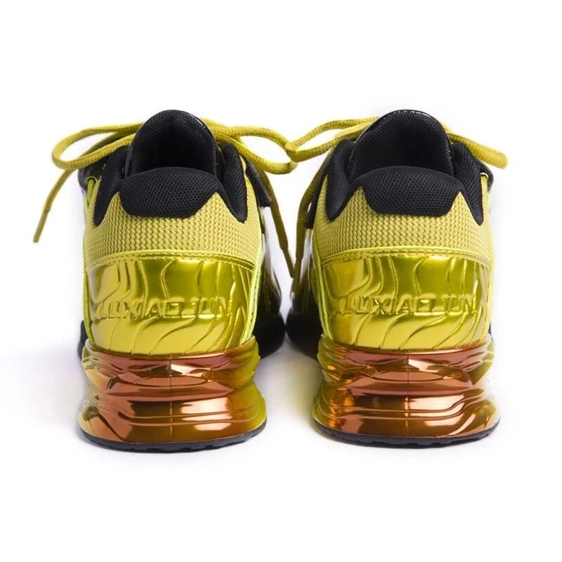 Professional Weight Lifting Training Shoe Unisex Gold Squat Hard Pull Shoes Men Gym Shoes Mens And Womens Sport Sneakers