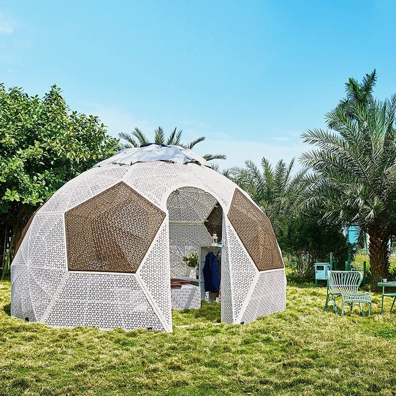 Outdoor sunshade rattan  wedding activity tent garden villa house leisure sunshine room