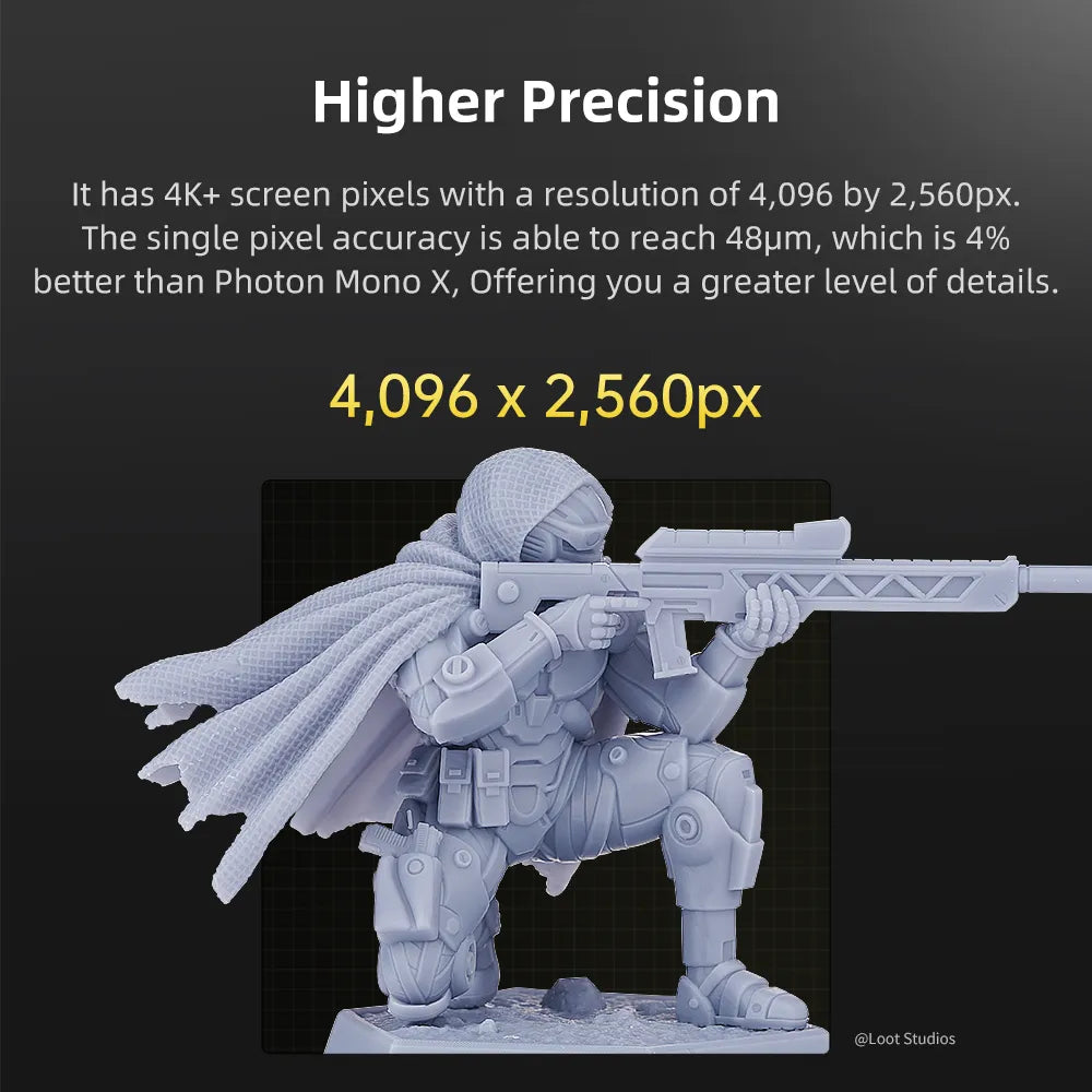 ANYCUBIC Photon Mono X2 3D Printer 9.1 inch 4K Monochrome LCD UV Resin Printers 3D Printing 60mm/h High Speed SLA 3D Printer