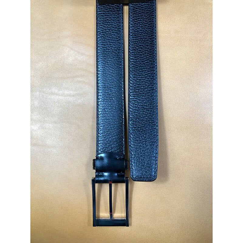 jiangxin horse hip skin male belt  manual  custom  horsehide  No stitching  men belt