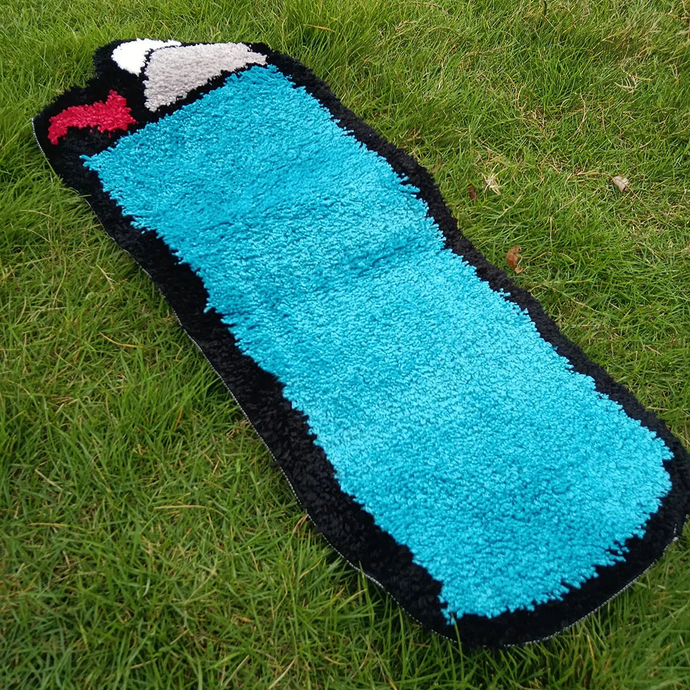 Aesthetic Home Shaped Soft Tufted Special Style Lighter Carpet Cute Design Non-Slip Bedside Area Rug Floor Mat Room Fun Rugs