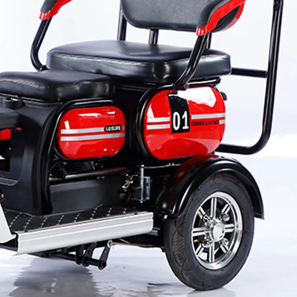 72V25/35A Four Wheel Electric Car Lithium Battery High Power Energy Saving Elderly Scooter Flexible Braking Stable And Safe