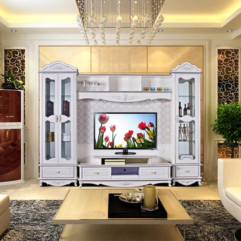 Modern High Living Room Wooden furniture lcd TV Stand wall tv stand  0316