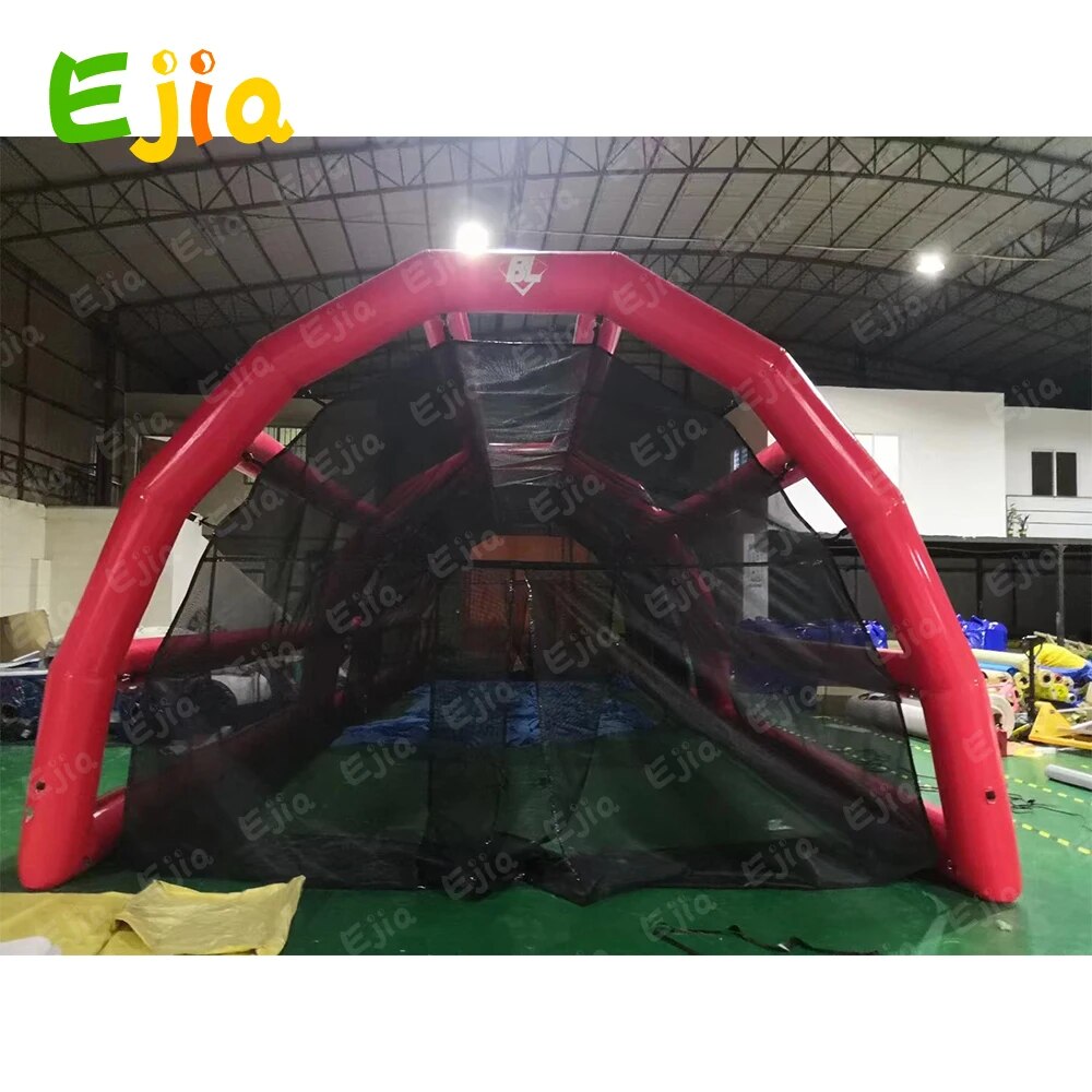Durable PVC Baseball Tent Inflatable Sport Games Adults Baseball Field Giant Inflatable Batting Cage For Rental