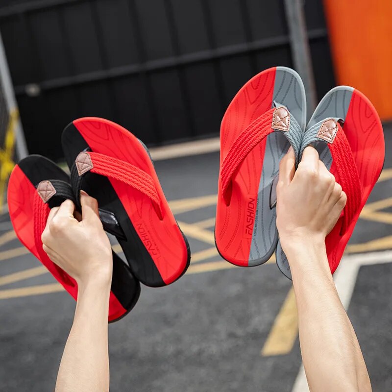 Q300 new cross-border flip-flops for men_summer outdoor men's sandals and slippers beach seaside shoes wholesale