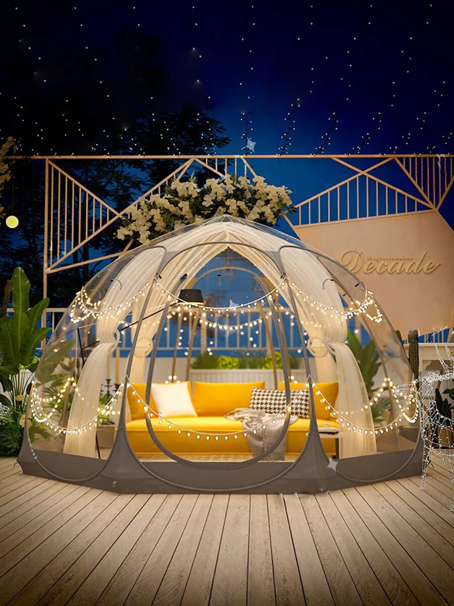 Tent Outdoor Camping Starry Sky Room Outdoor Transparent Winter Camping Picnic Small Tent Bubble House