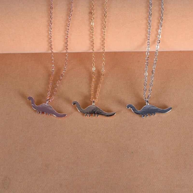 Small Animal Dinosaur Pendant Necklace