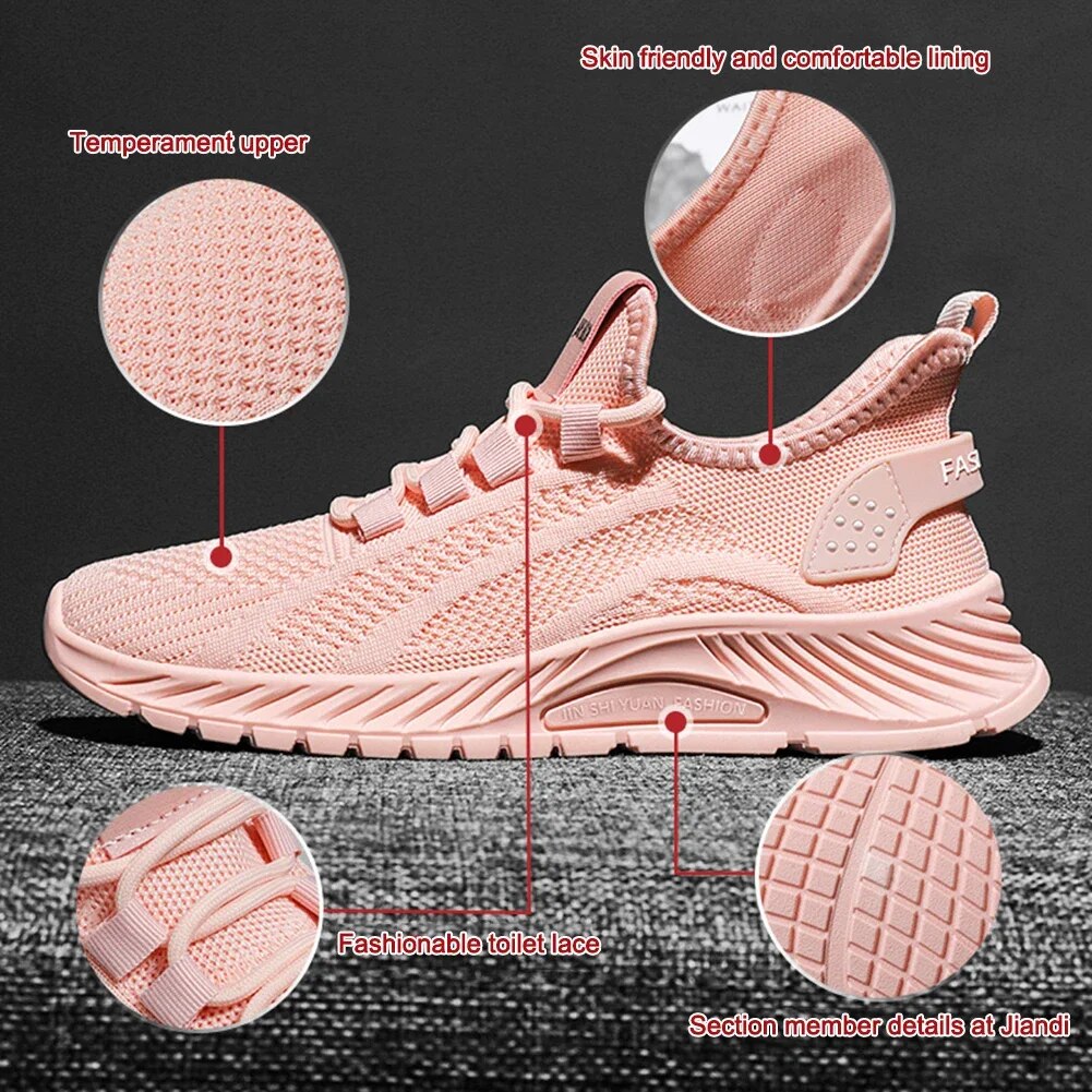2023Running Shoes Breathable Women's Sneakers Shoes Free Adjust The Tightness Workout Sport Shoes for Women for Gym Travel Work