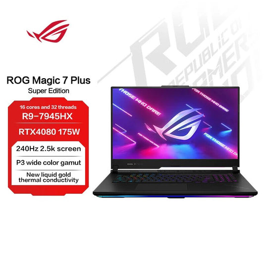 ROG Moba 7PLUS Super Version Strix G733P E-sport Gaming Laptop R9-7945HX RTX4080/4090  2.5K 240Hz 17.3Inch Computer Notebook